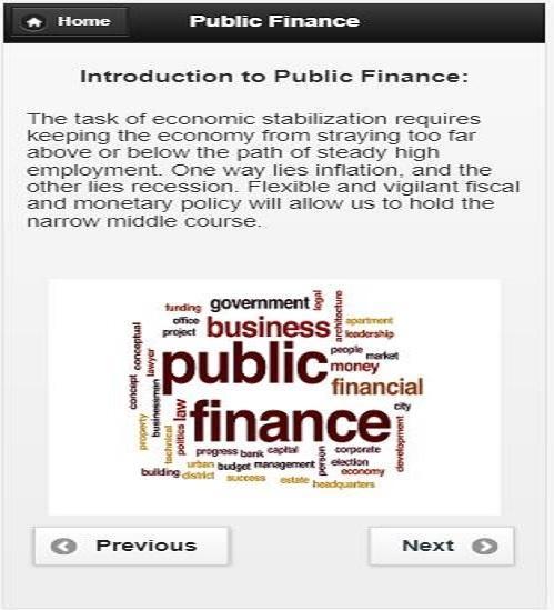 Public Finance 3.0.0 Screenshot 2