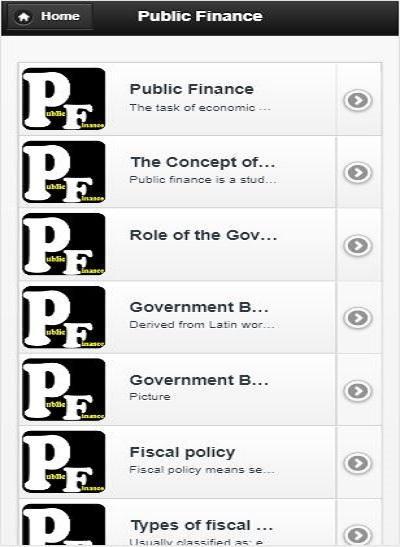 Public Finance 3.0.0 Screenshot 7
