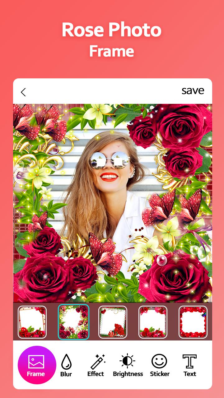 Rose Photo Frame 1.4 Screenshot 1
