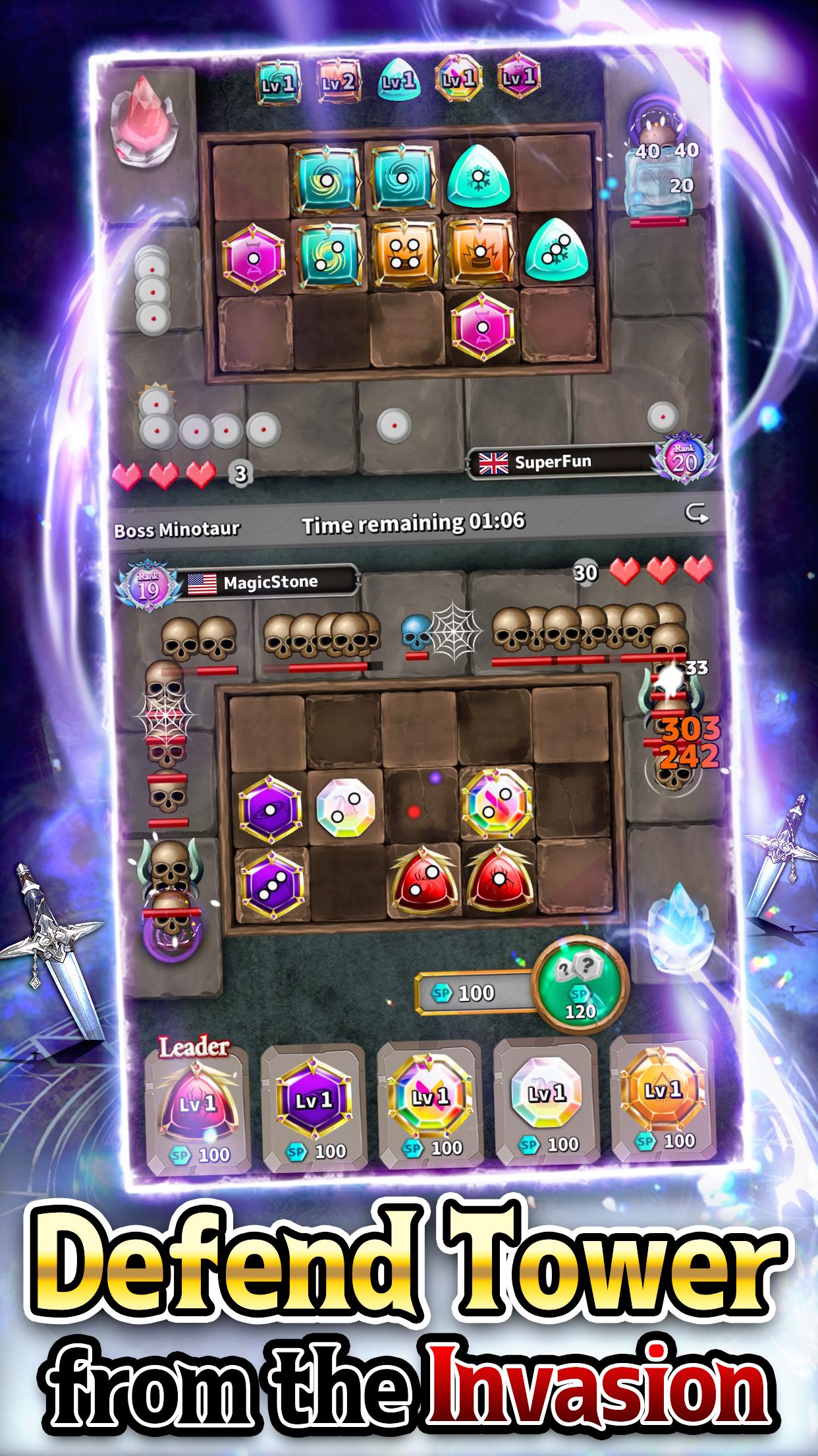 Magic Stone Arena Random PvP Tower Defense Game 1.29.0 Screenshot 8