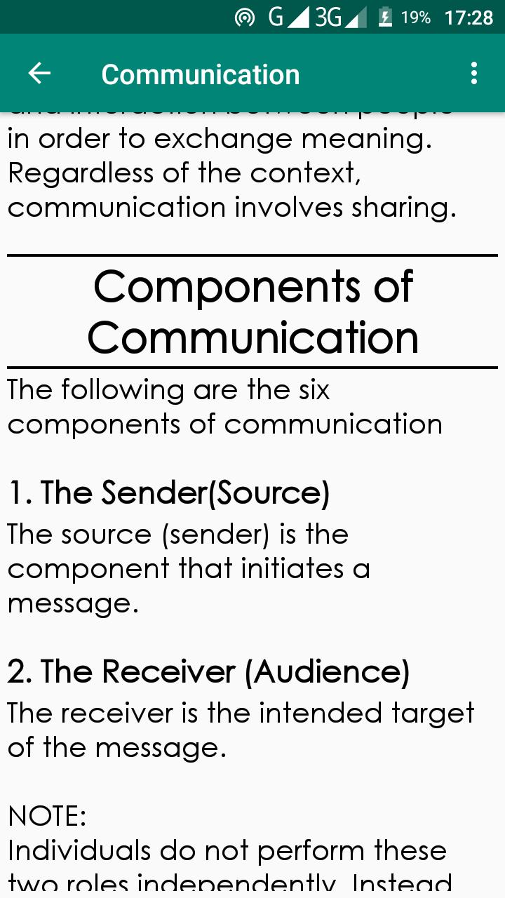 Communication Skills Notes (OFFLINE) 1.0 Screenshot 2