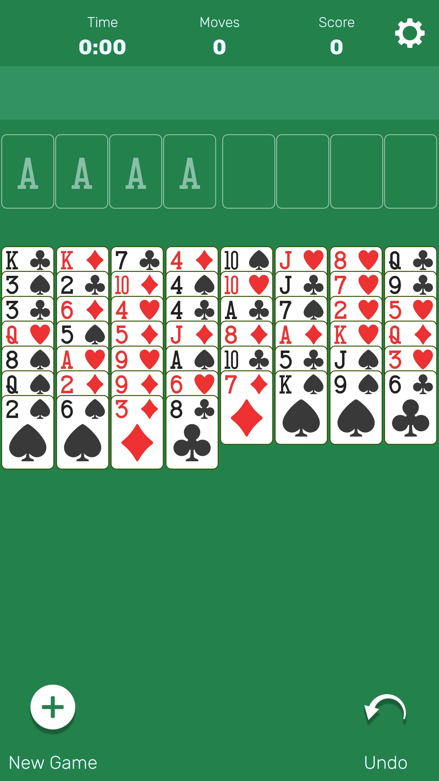 FreeCell (Classic Card Game) 1.11 Screenshot 1