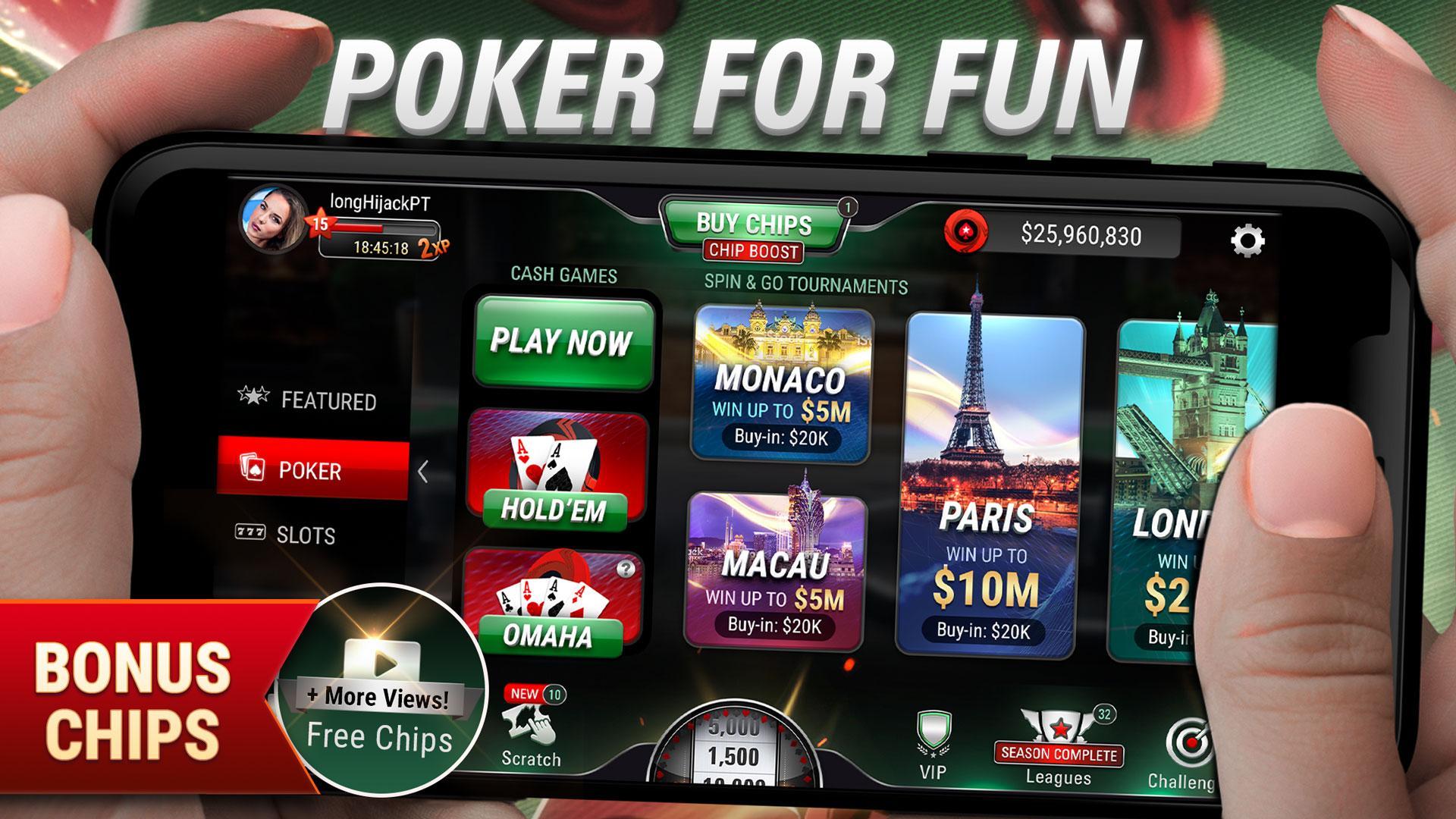 PokerStars Play Free Texas Holdem Poker Game 3.1.2 Screenshot 2