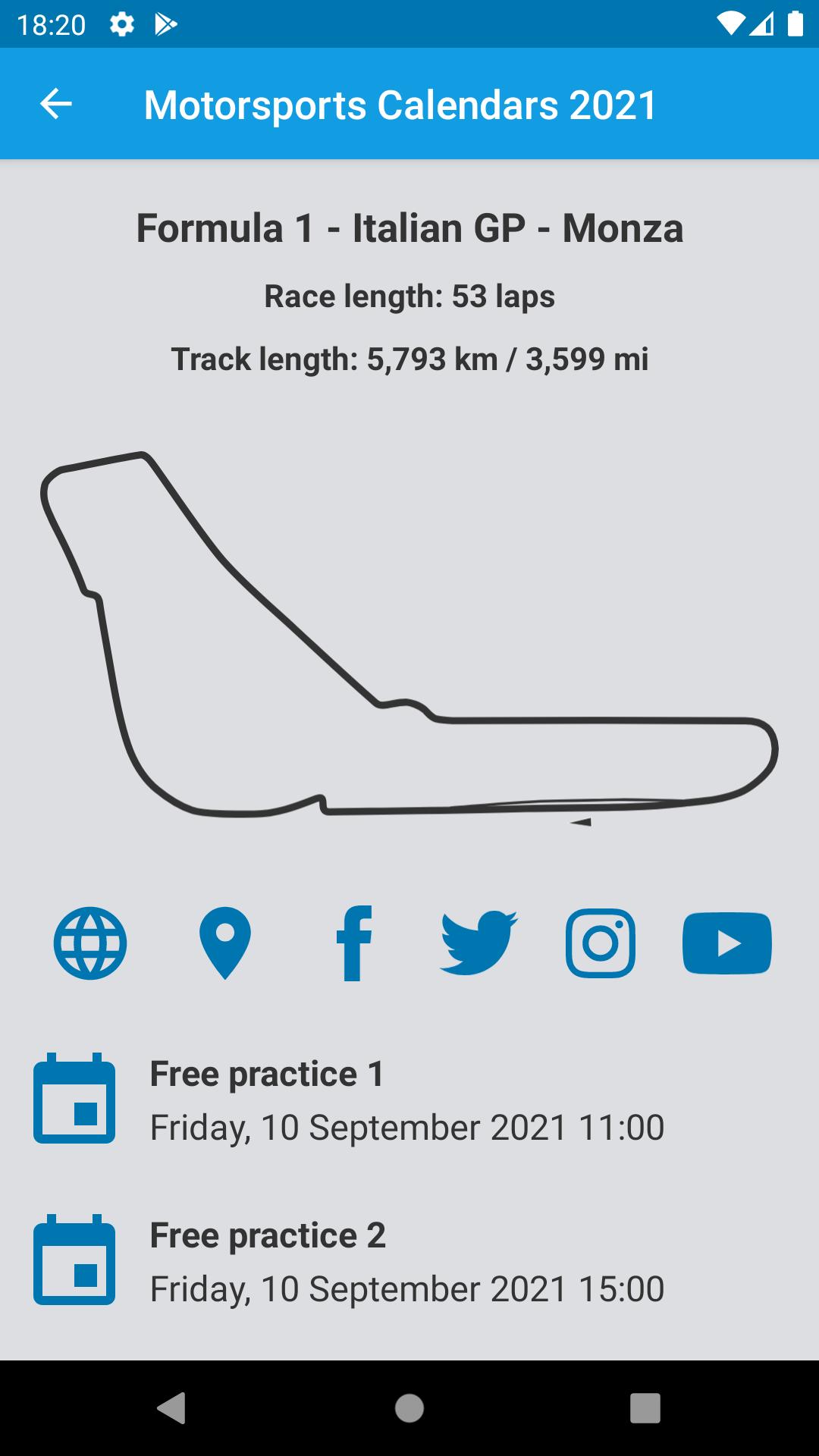 Motorsport Calendar 2021 2021.5e Screenshot 2