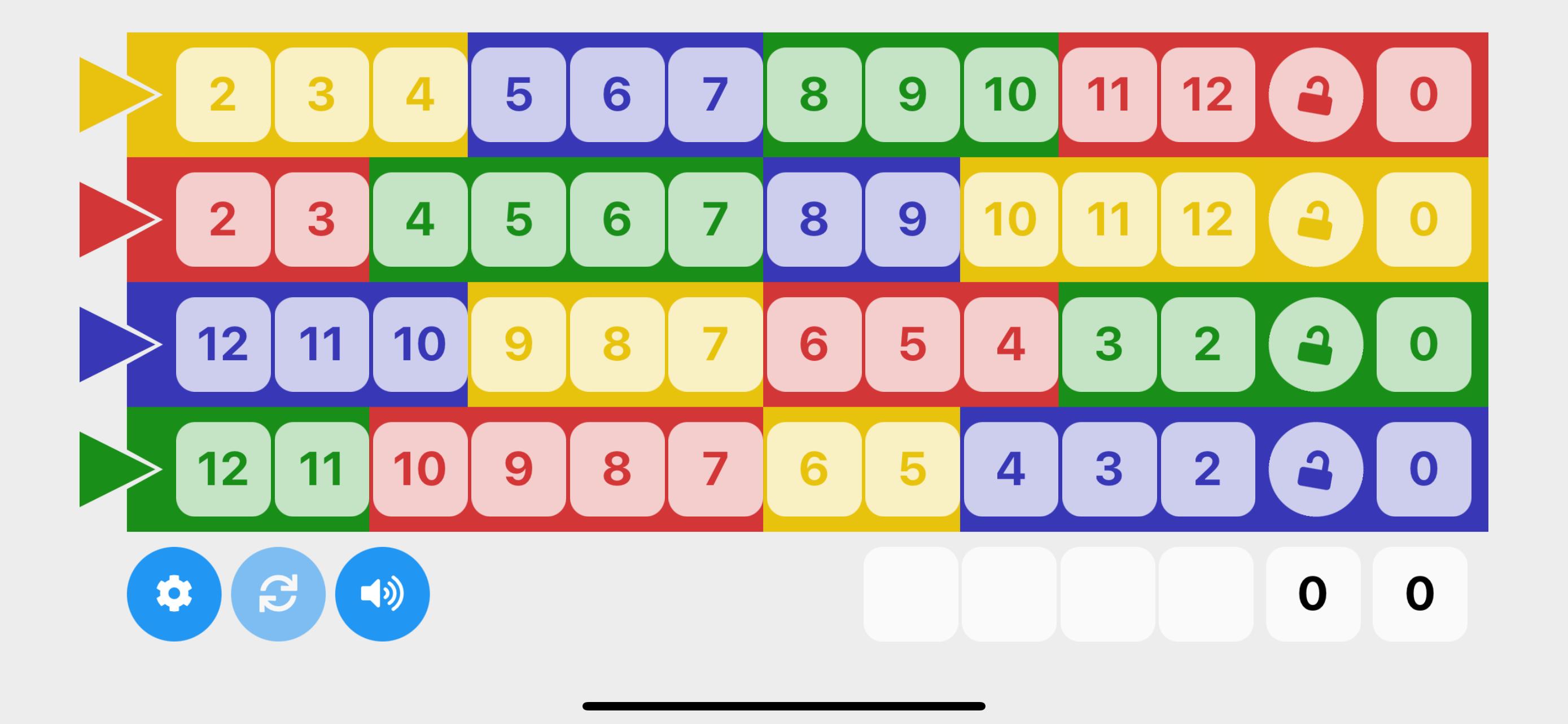 Qwixx Sheet 1.3.4 Screenshot 2