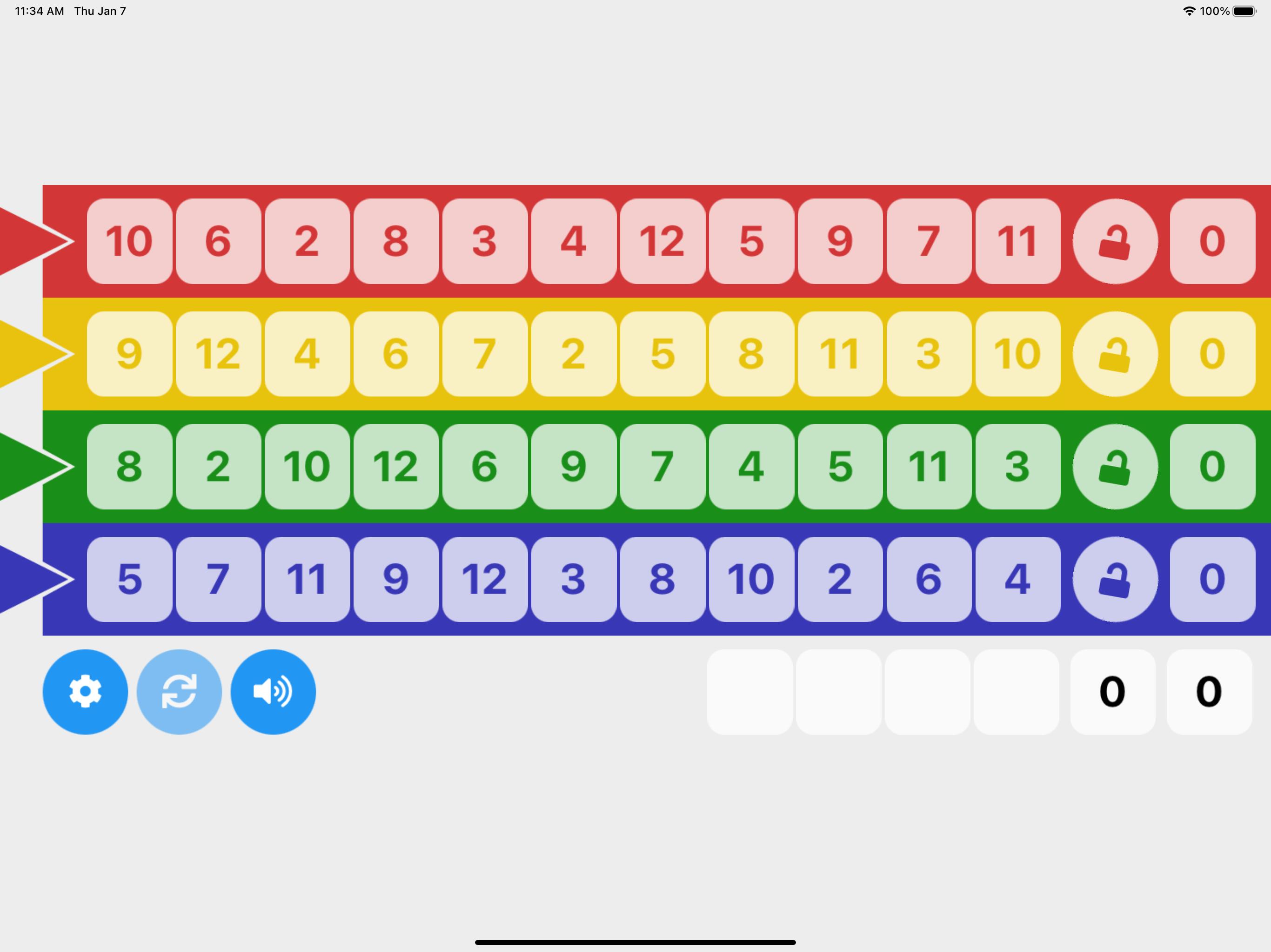 Qwixx Sheet 1.3.4 Screenshot 5
