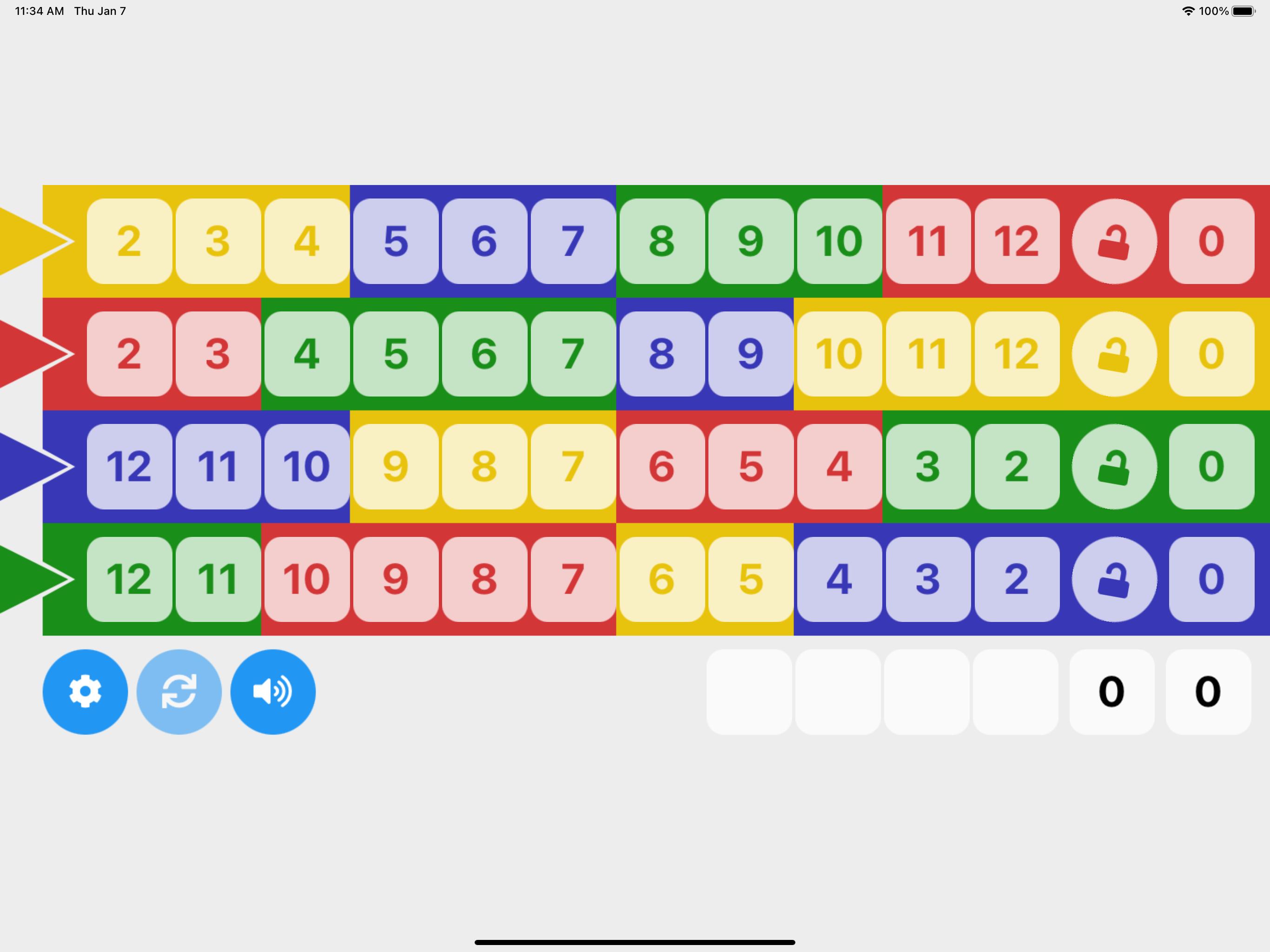 Qwixx Sheet 1.3.4 Screenshot 6