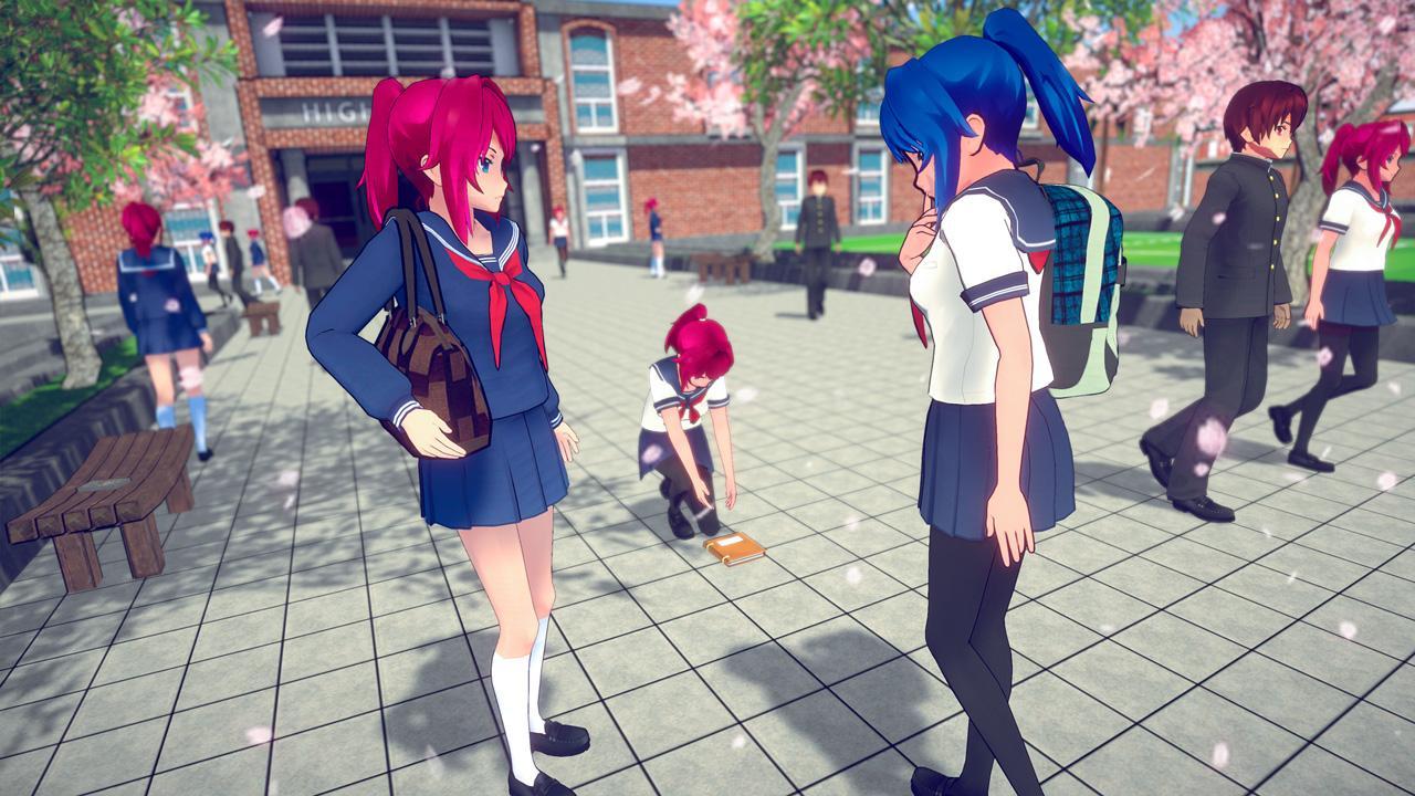 Anime High School Girls- Yandere Life Simulator 3D 1.0.7 Screenshot 1