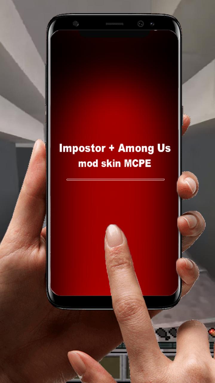 Impostor + Among Us mod skin MCPE 2.1 Screenshot 6