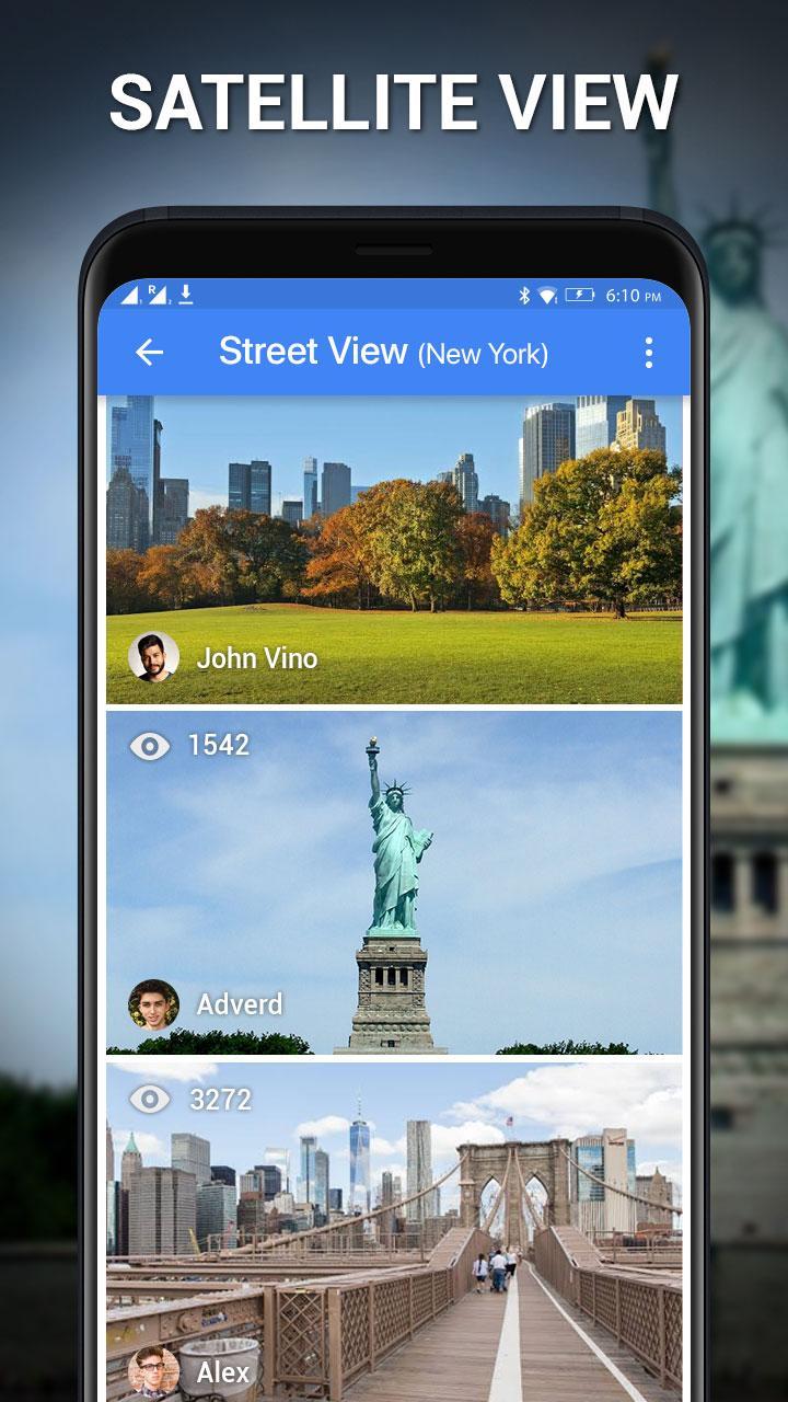 Street View - Earth Map Live, GPS & Satellite Map 1.0.9 Screenshot 2