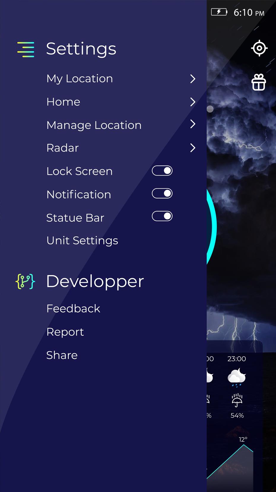 Live weather & Forecast days & Radar show 8.0.0 Screenshot 5