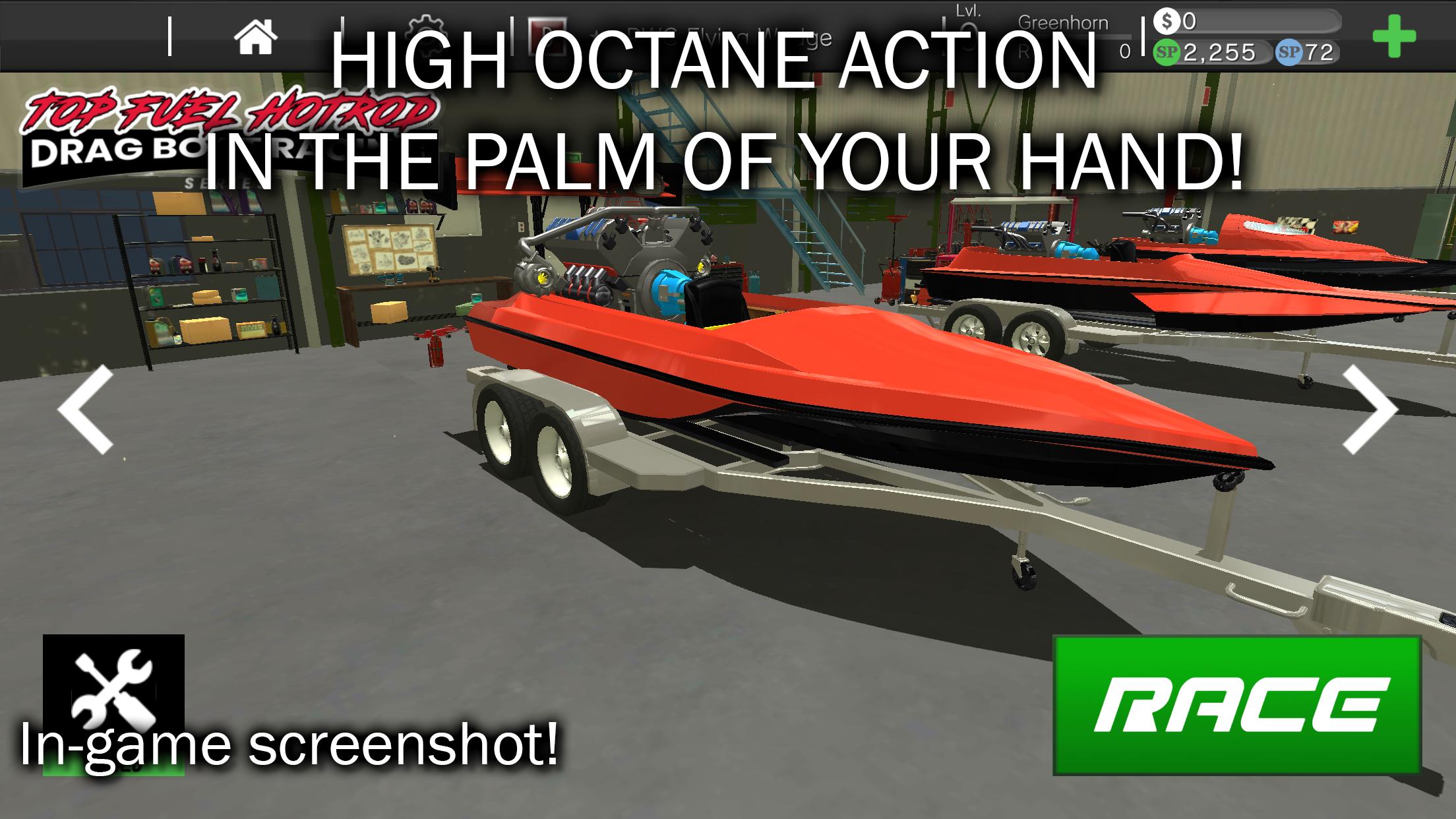 Top Fuel Hot Rod - Drag Boat Speed Racing Game 1.16 Screenshot 1