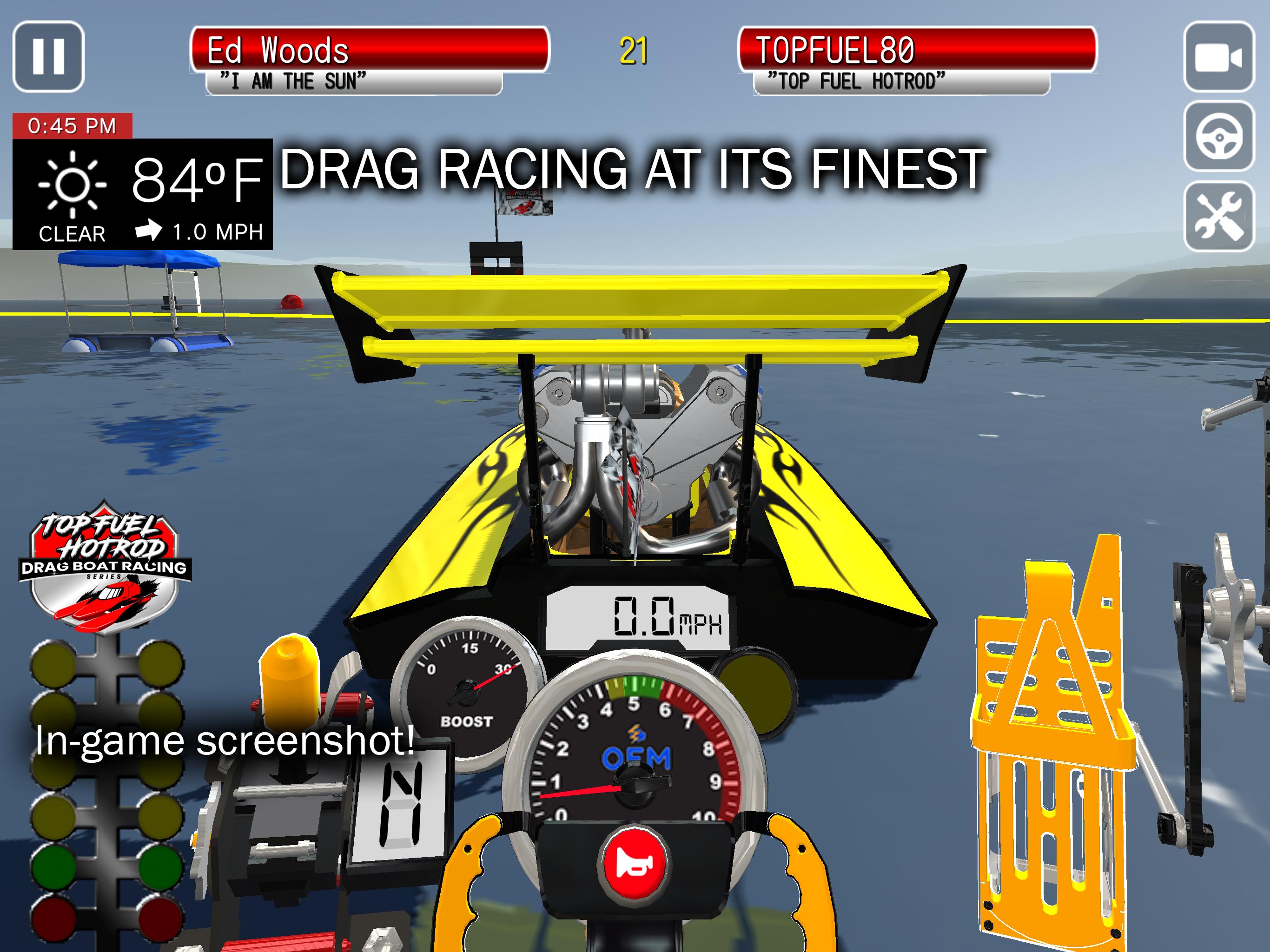 Top Fuel Hot Rod - Drag Boat Speed Racing Game 1.16 Screenshot 13