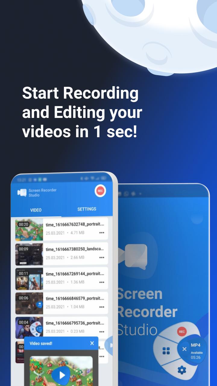 Screen Recorder Studio video recording app 1.0.2.1 Screenshot 1