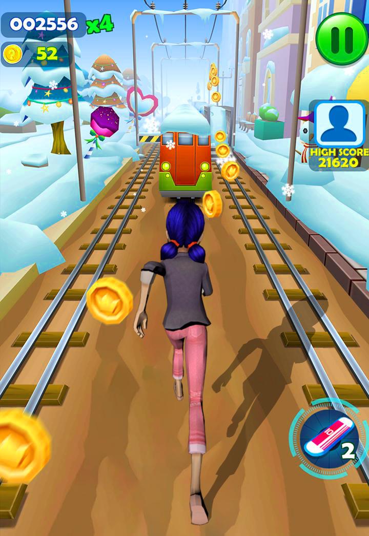 subway Lady Bug Runner Jungle Adventure Dash 3D 7.1 Screenshot 1
