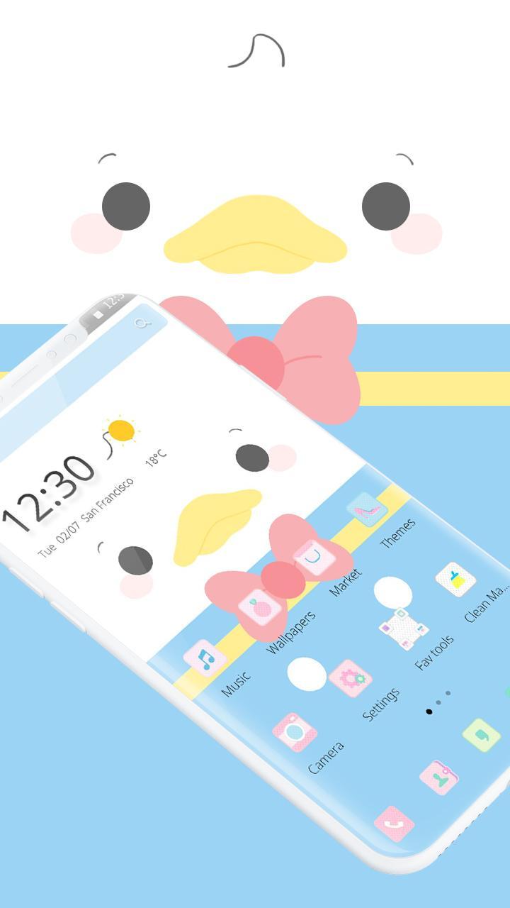 Adorable Duck Face Emoji Theme 1.1.4 Screenshot 1
