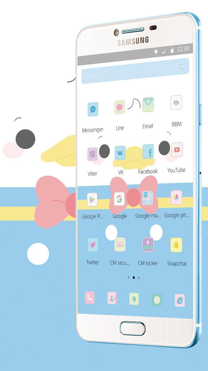 Adorable Duck Face Emoji Theme 1.1.4 Screenshot 2