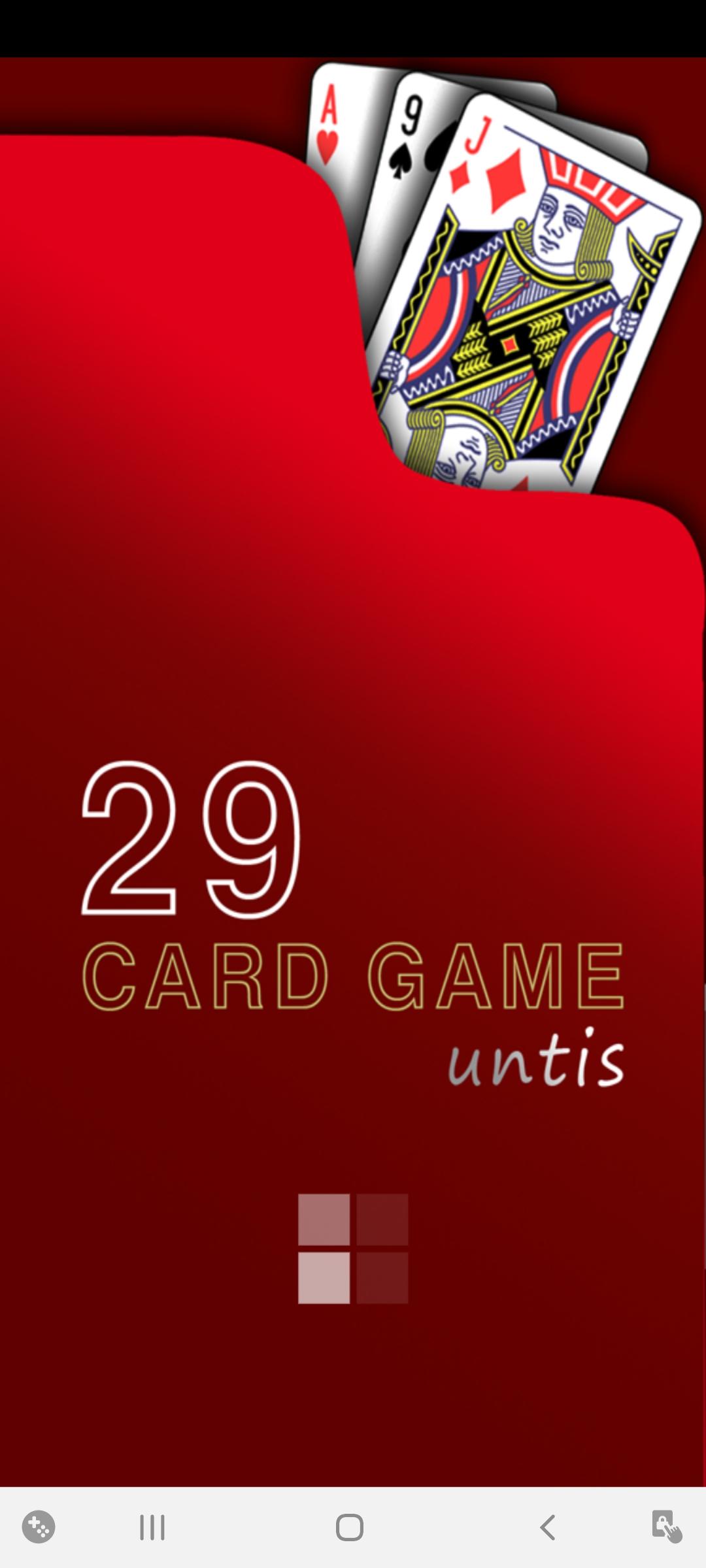 29 Card Game - untis Free 5.10 Screenshot 1