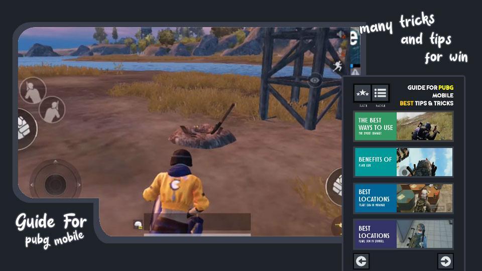 Guide For PUBG Mobile Guide Tips 2.64 Screenshot 1