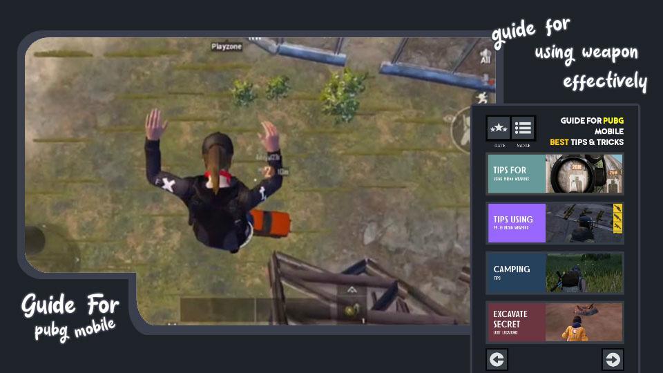 Guide For PUBG Mobile Guide Tips 2.64 Screenshot 2