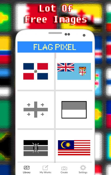 Flags Coloring By Number - Pixel 9.0 Screenshot 5