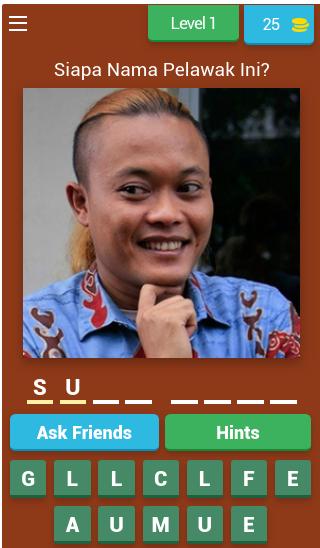 Tebak Pelawak Indonesia 8.2.3z Screenshot 1