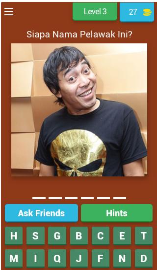 Tebak Pelawak Indonesia 8.2.3z Screenshot 4