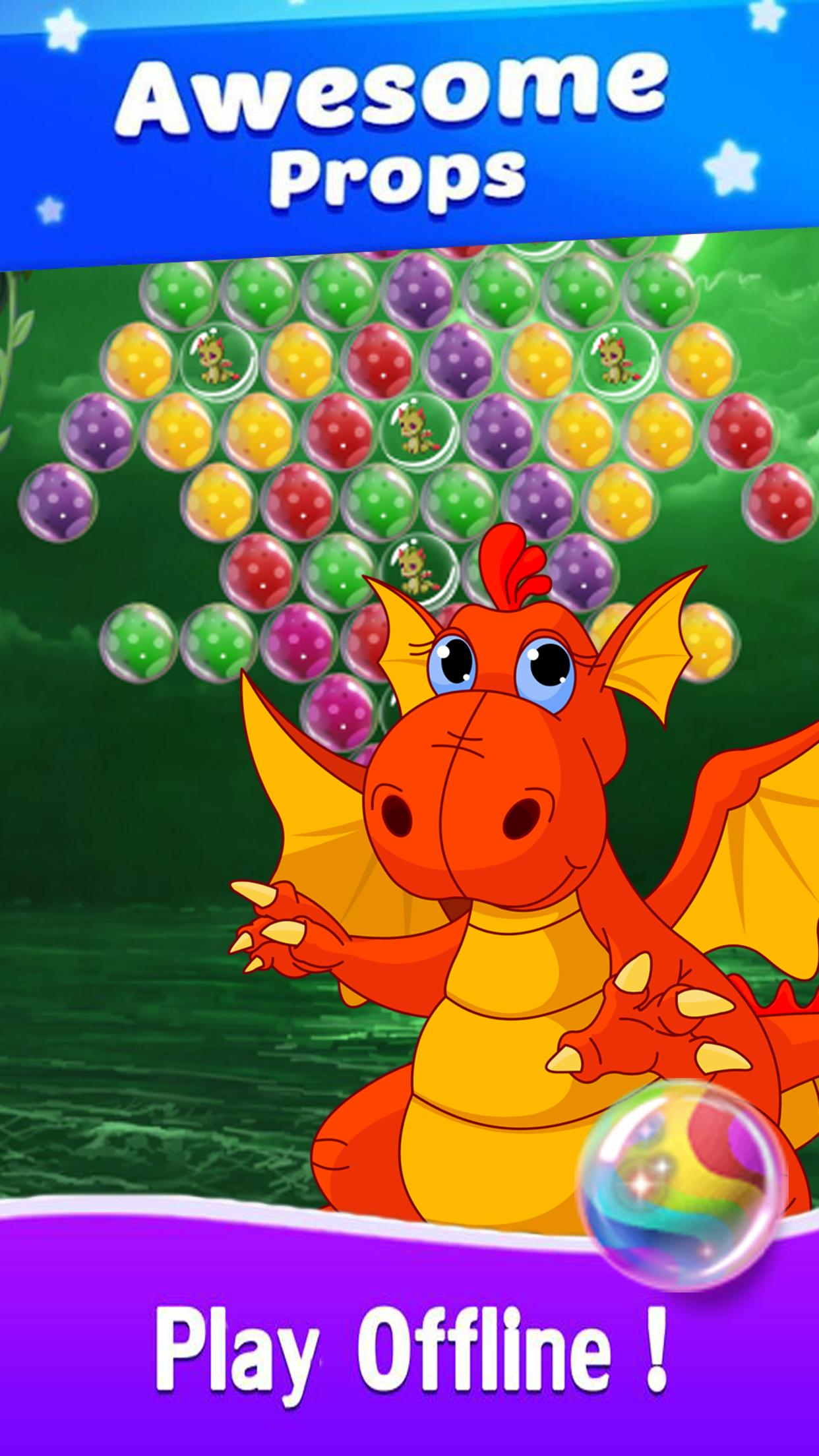 Primitive Bubble Shooter Dragon Pop 1.3 Screenshot 4