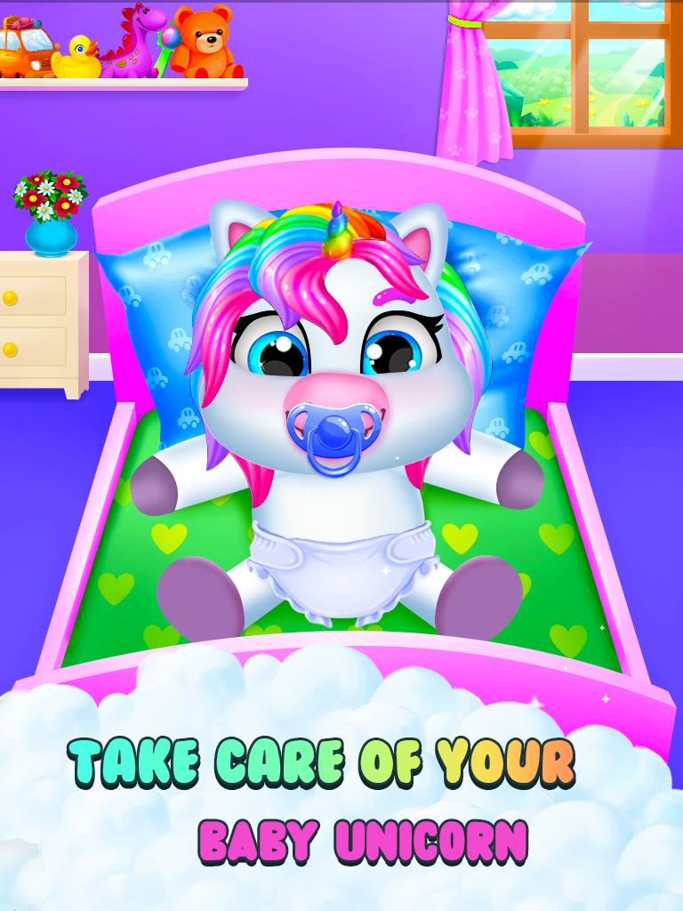 Unicorn Mom & Newborn - Babysitter Game 1.0.4 Screenshot 10