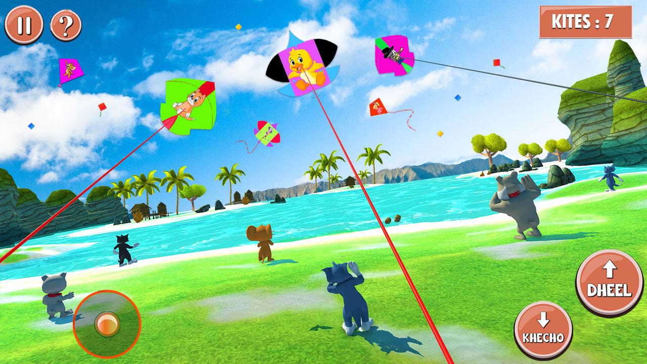 Cat vs Mouse Kite Flying: Combat Festival 3d 1.3 Screenshot 13