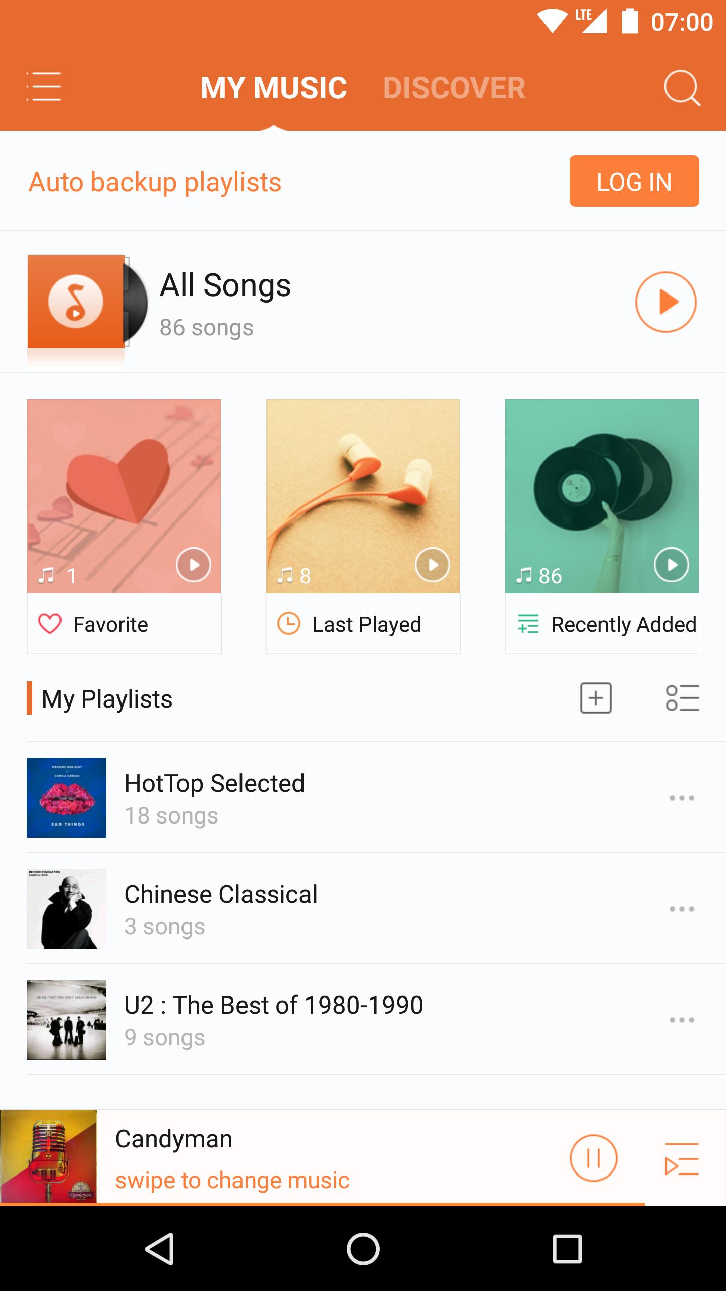 Music Player - just LISTENit, Local, Without Wifi 1.6.58_ww Screenshot 1
