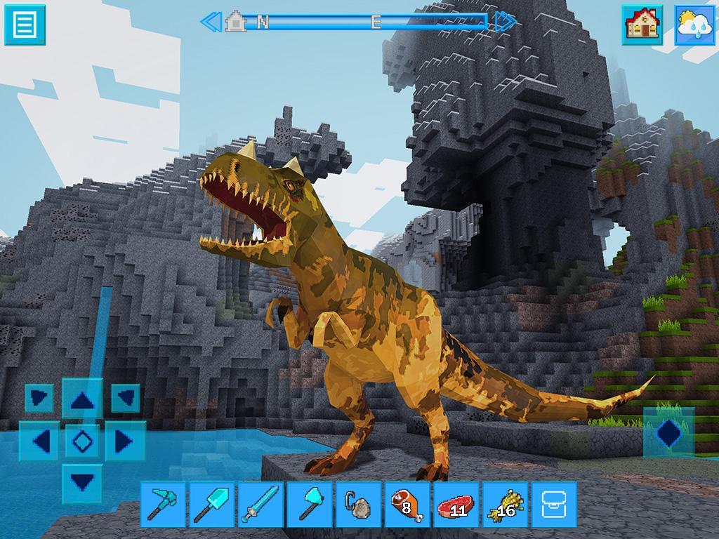 JurassicCraft Free Block Build & Survival Craft 5.0.5 Screenshot 17