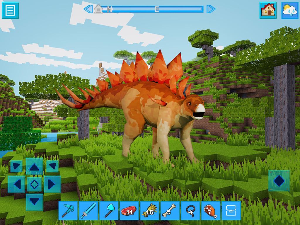JurassicCraft Free Block Build & Survival Craft 5.0.5 Screenshot 2