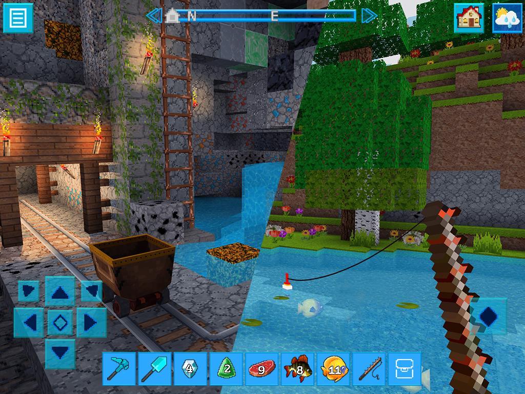 JurassicCraft Free Block Build & Survival Craft 5.0.5 Screenshot 6