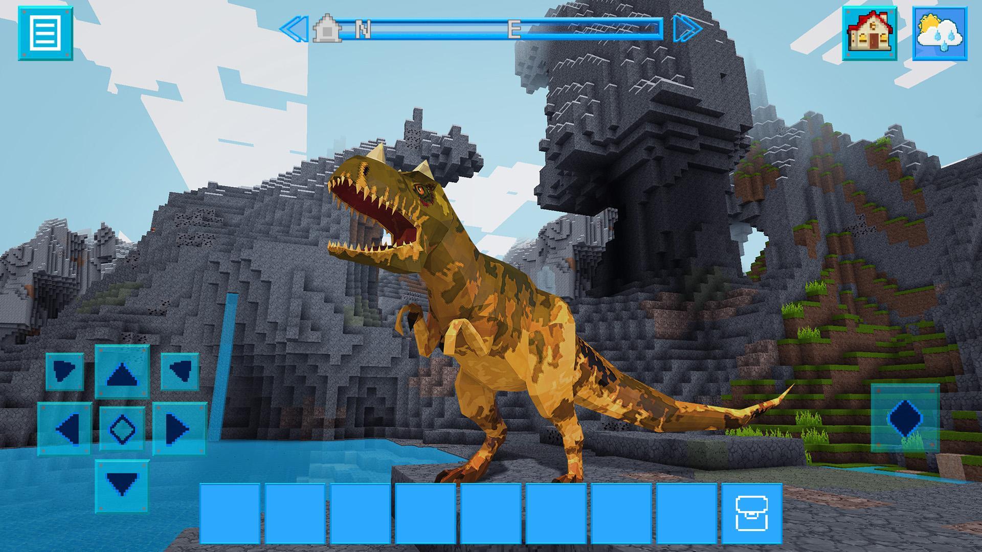 JurassicCraft Free Block Build & Survival Craft 5.0.5 Screenshot 9