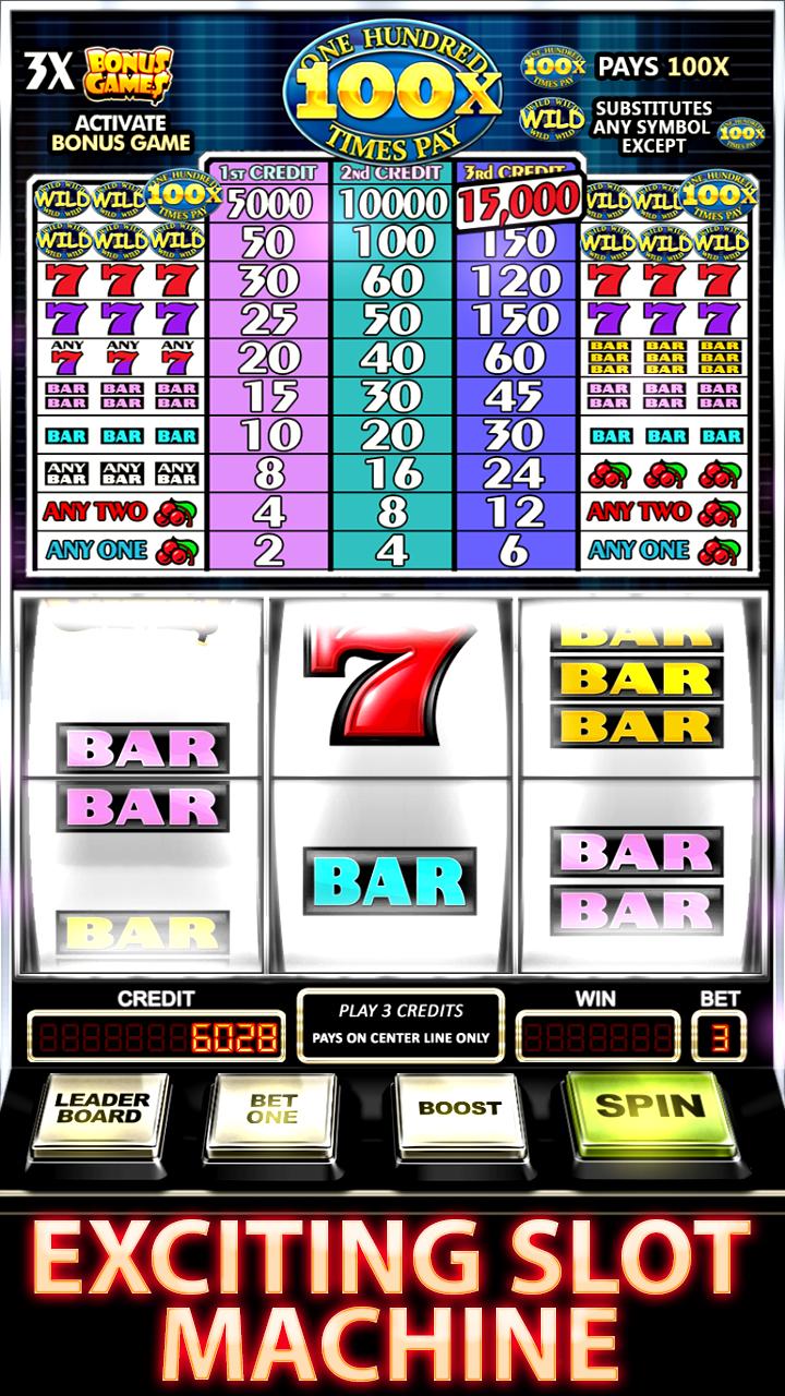 Free Slot Machine 100X Pay 2.3 Screenshot 1
