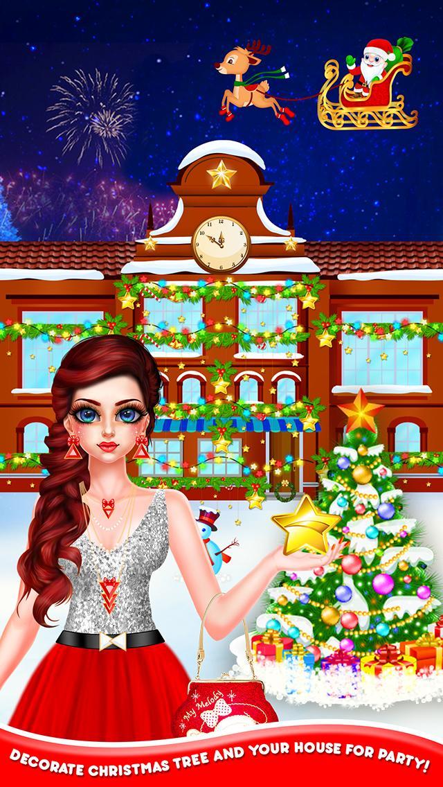 Christmas Night Celebration Girl Spa & Decor Game 2.2 Screenshot 12