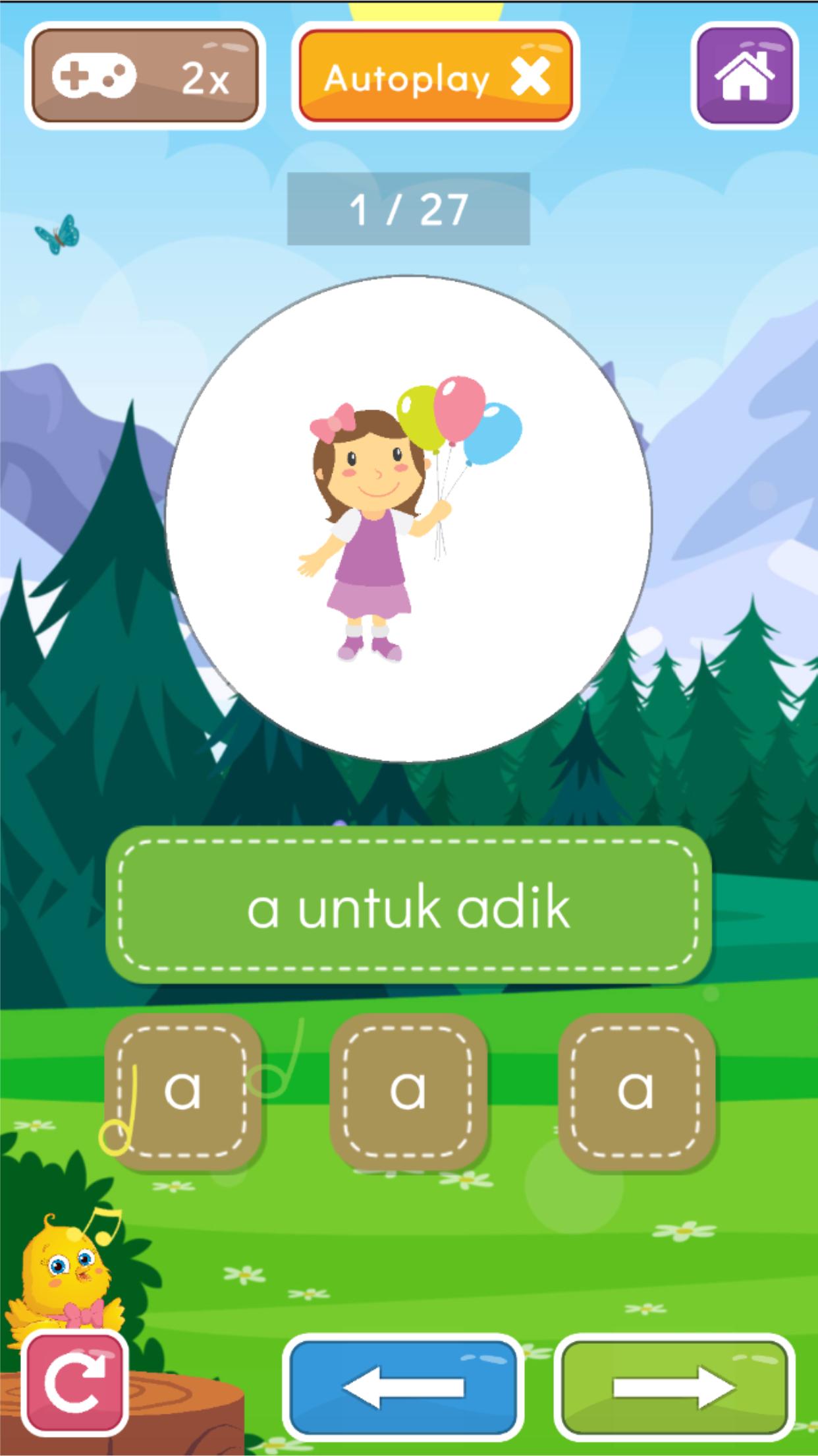 Belajar ABC Fonik Suara (B. Malaysia) 1.3 Screenshot 2