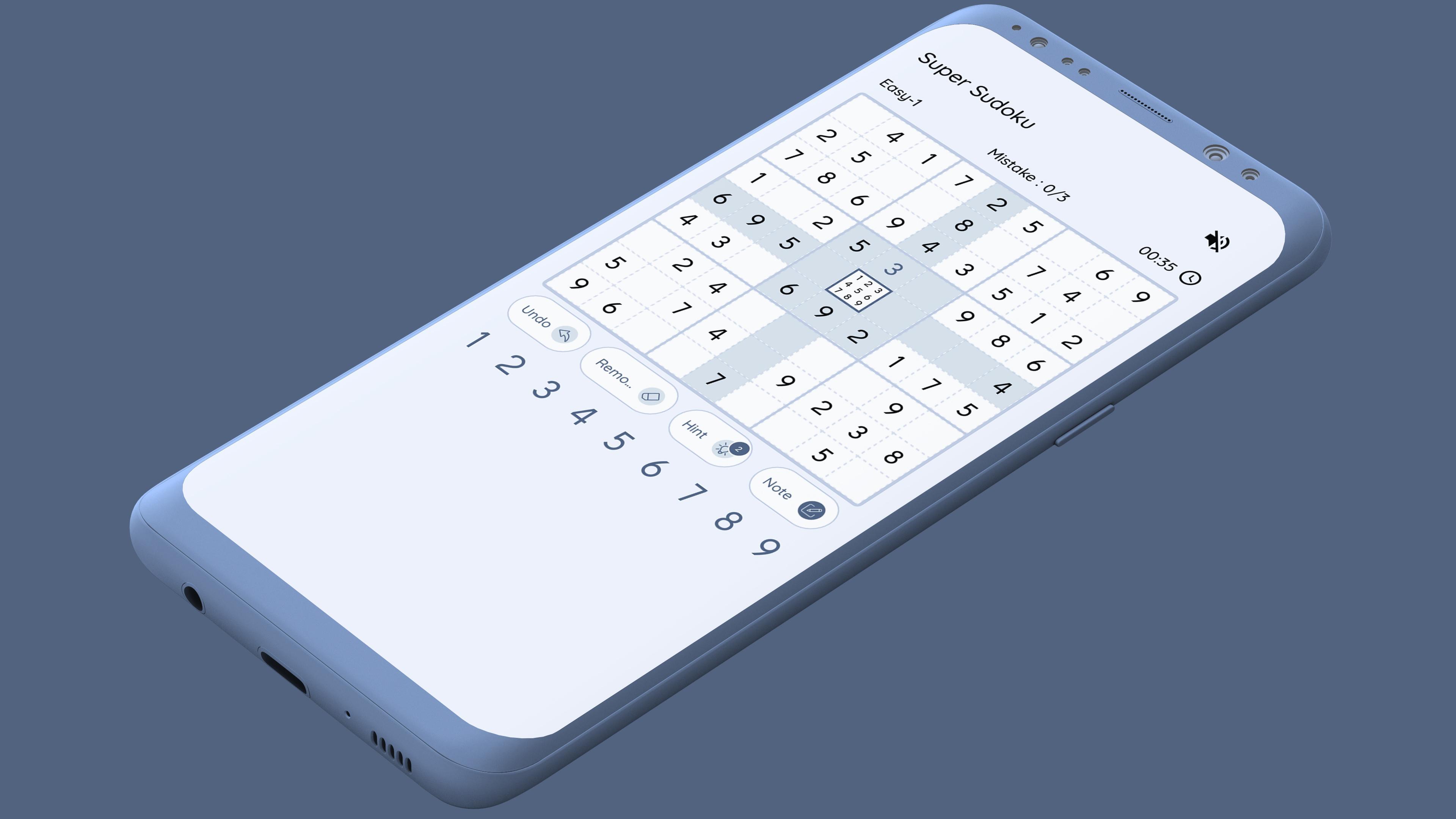 Sudoku - Free Sudoku Puzzles 1.7.6 Screenshot 3