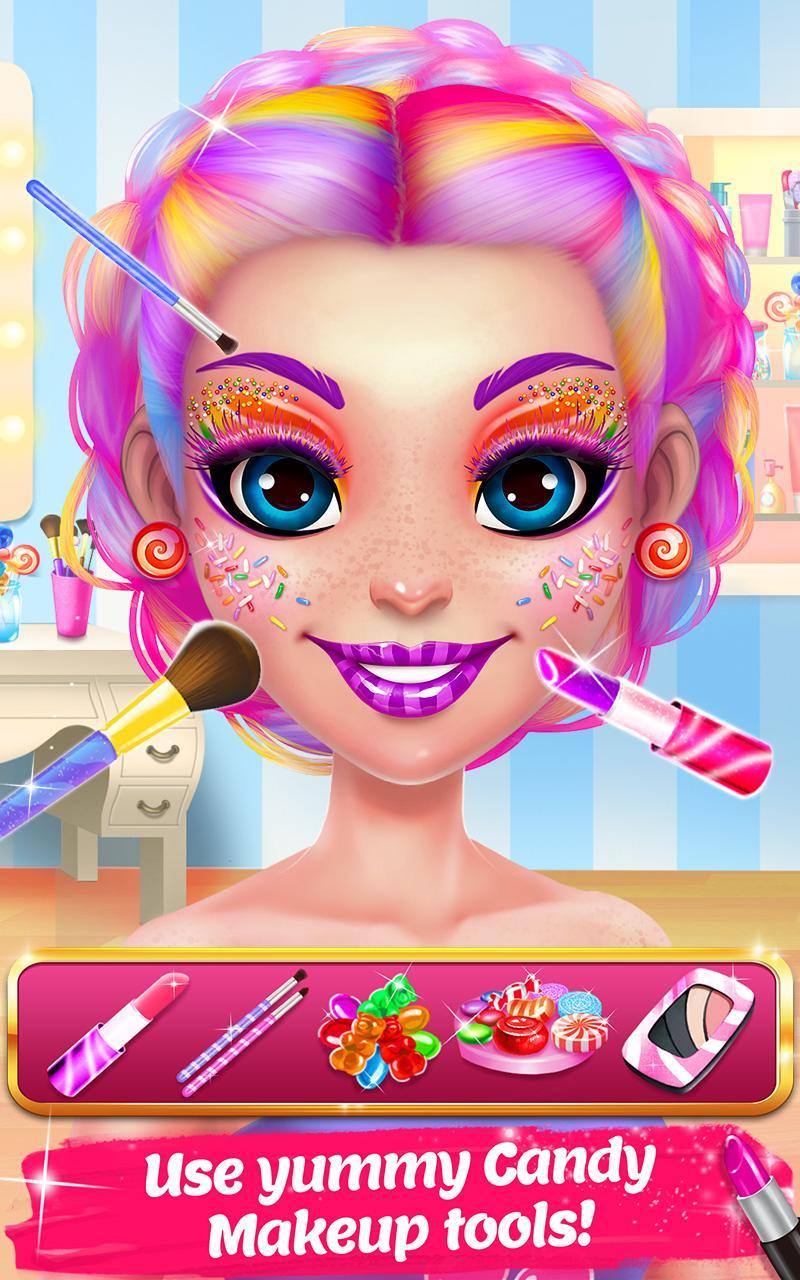 Candy Makeup Beauty Game - Sweet Salon Makeover 1.1.7 Screenshot 12
