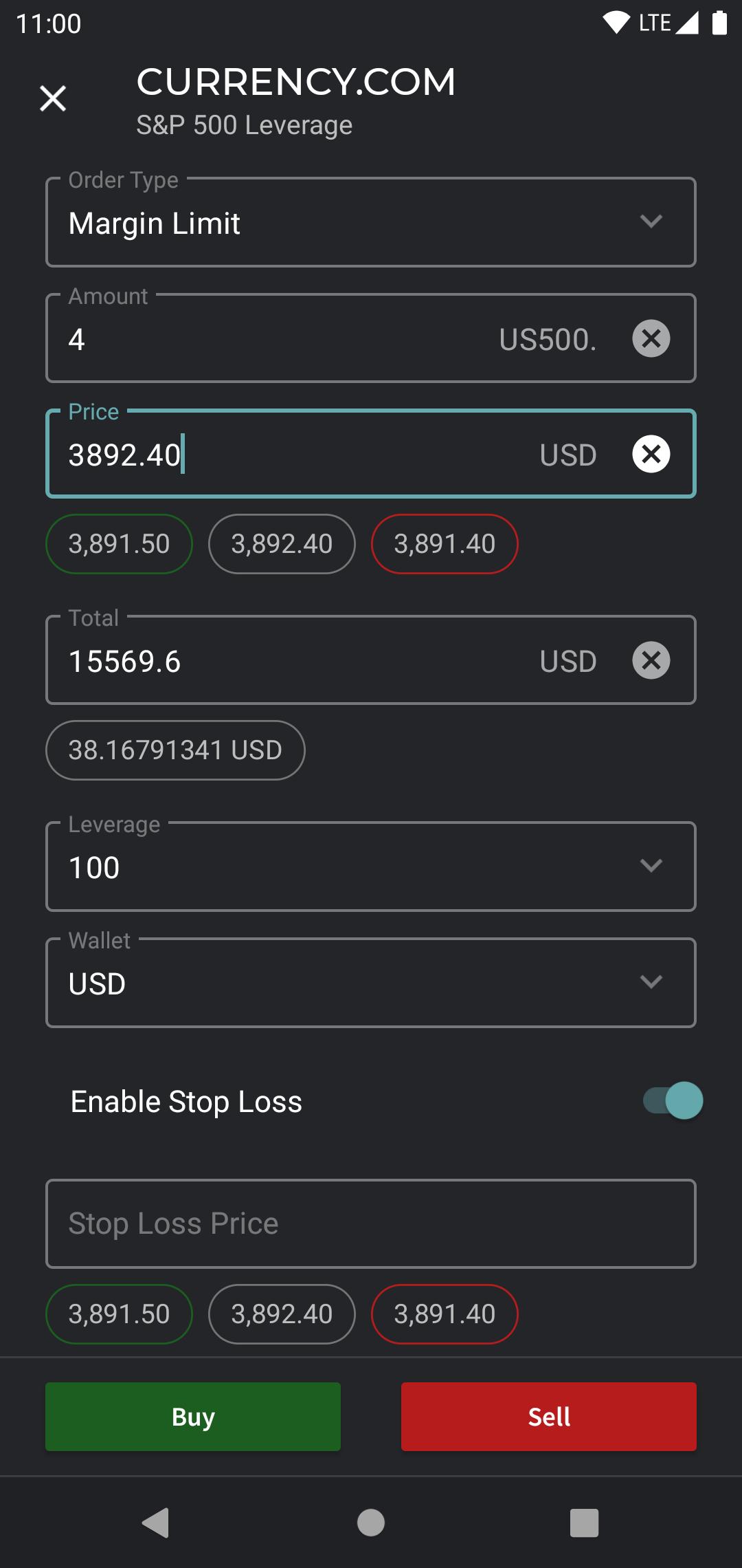TabTrader Buy Bitcoin and Ethereum on exchanges 4.8.3 Screenshot 6