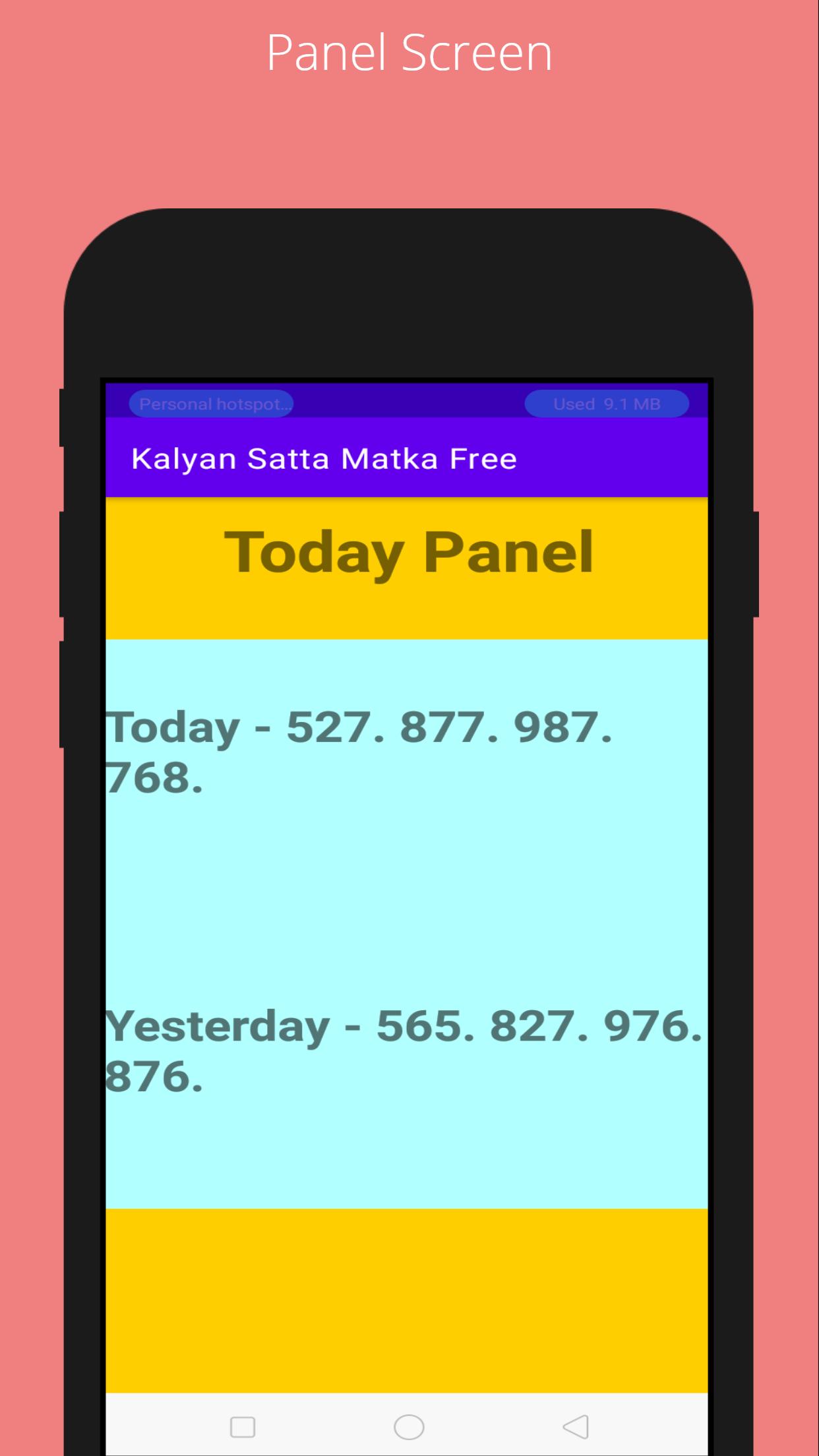 Kalyan Satta Matka Free OTC & Panel Single Jodi 1.4 Screenshot 4