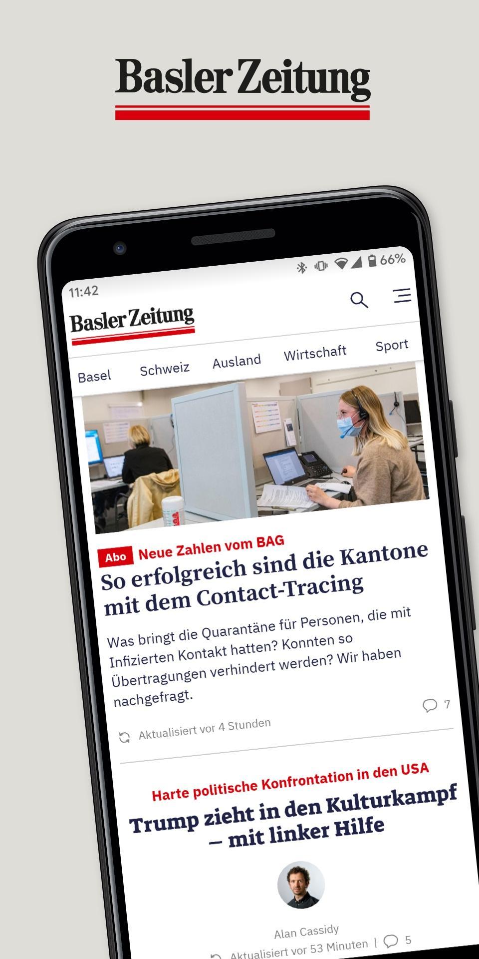 Basler Zeitung Nachrichten aus Basel 9.3 Screenshot 1