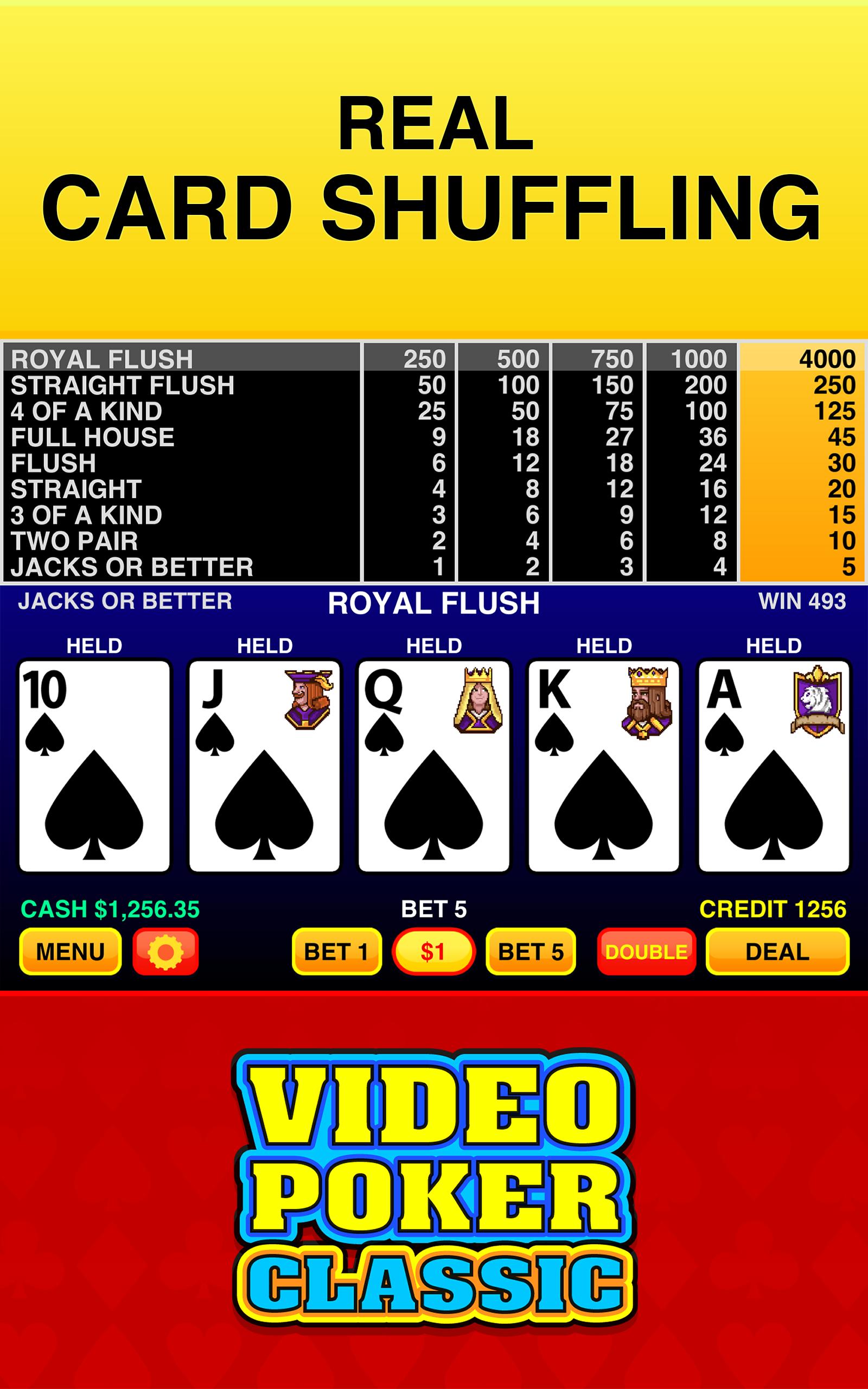 Video Poker Classic Free 3.6.1 Screenshot 3