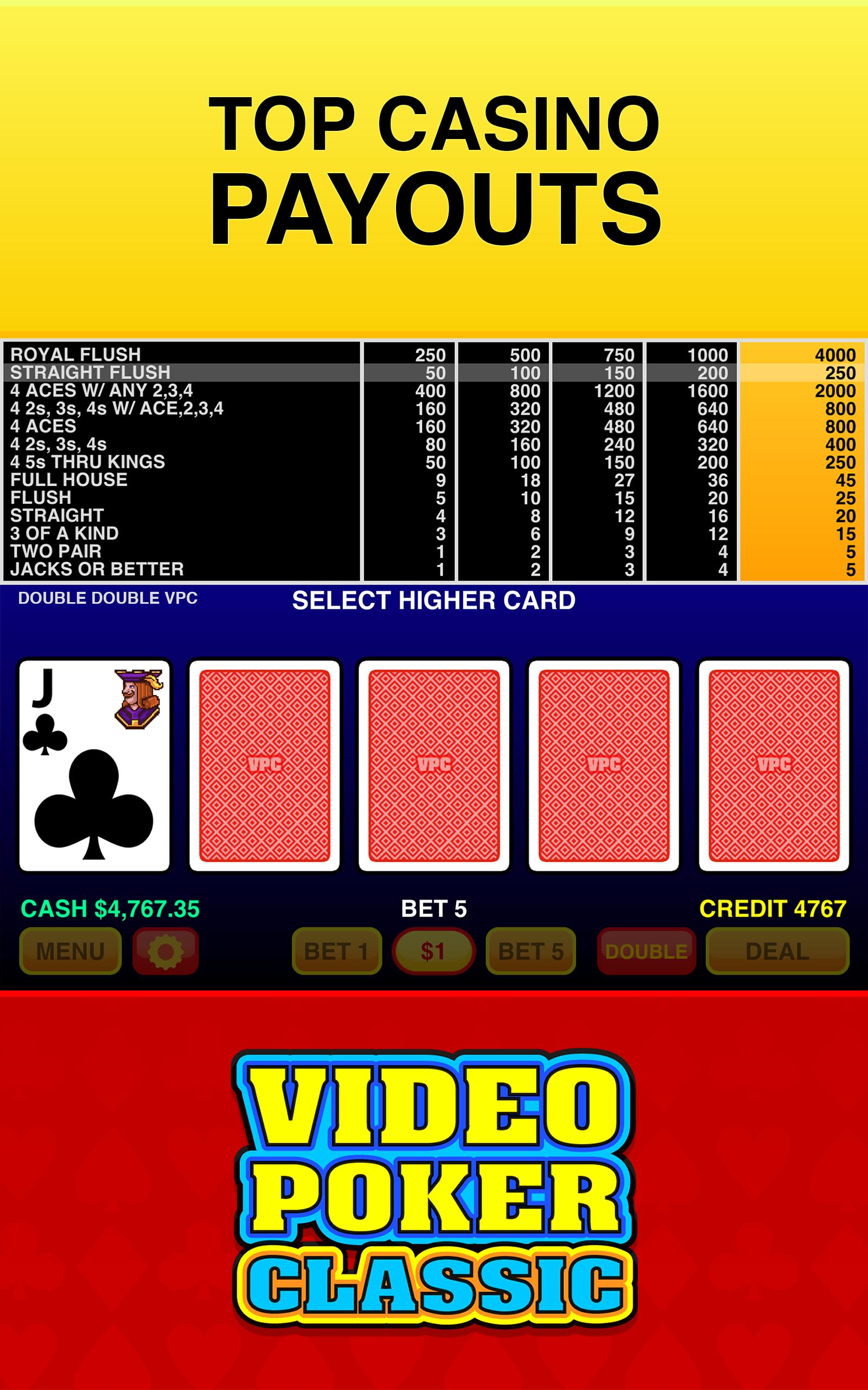 Video Poker Classic Free 3.6.1 Screenshot 5