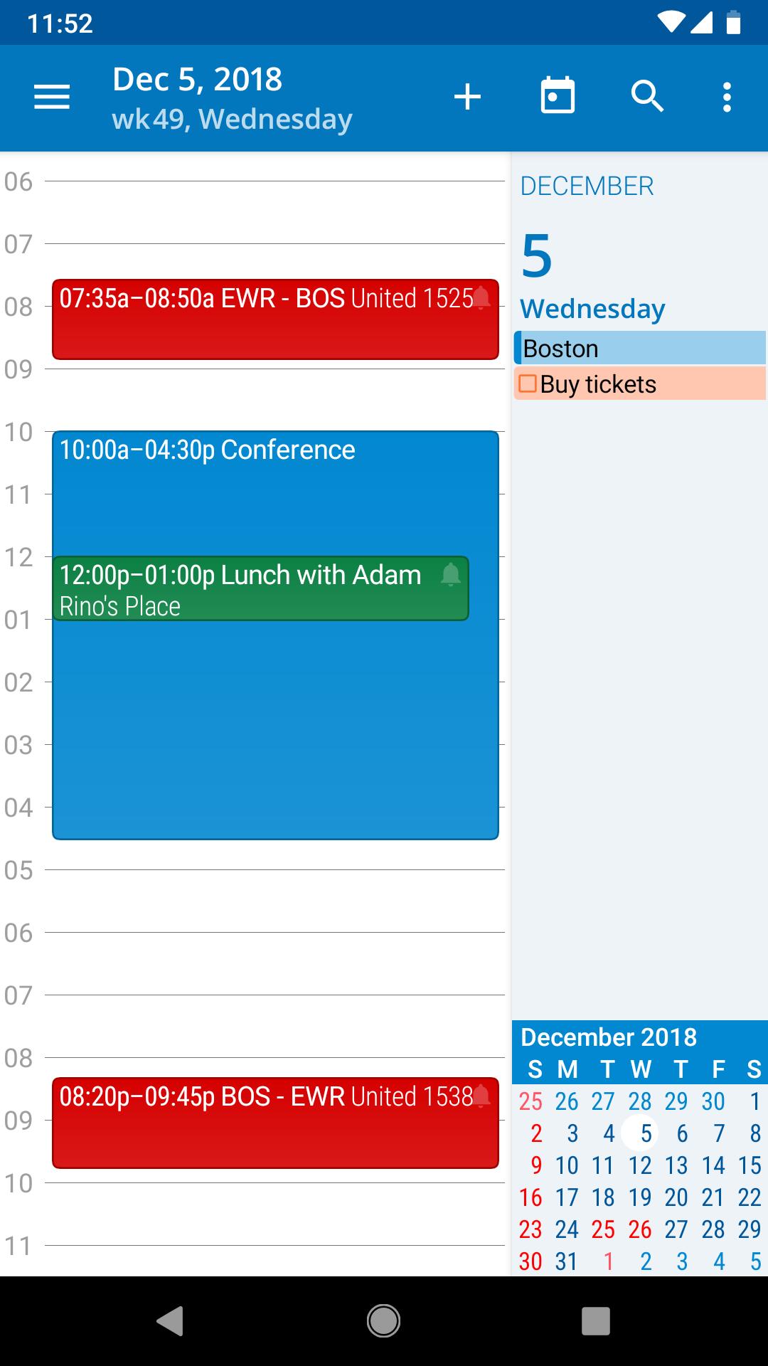 aCalendar a calendar app for Android 2.4.8 Screenshot 2