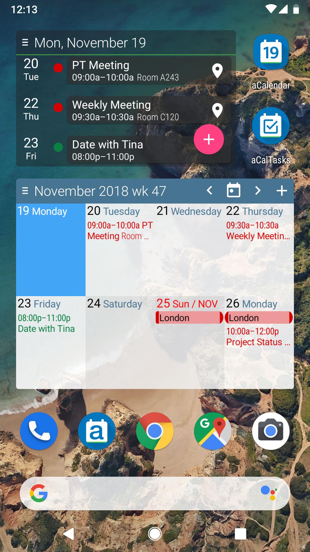 aCalendar a calendar app for Android 2.4.8 Screenshot 8
