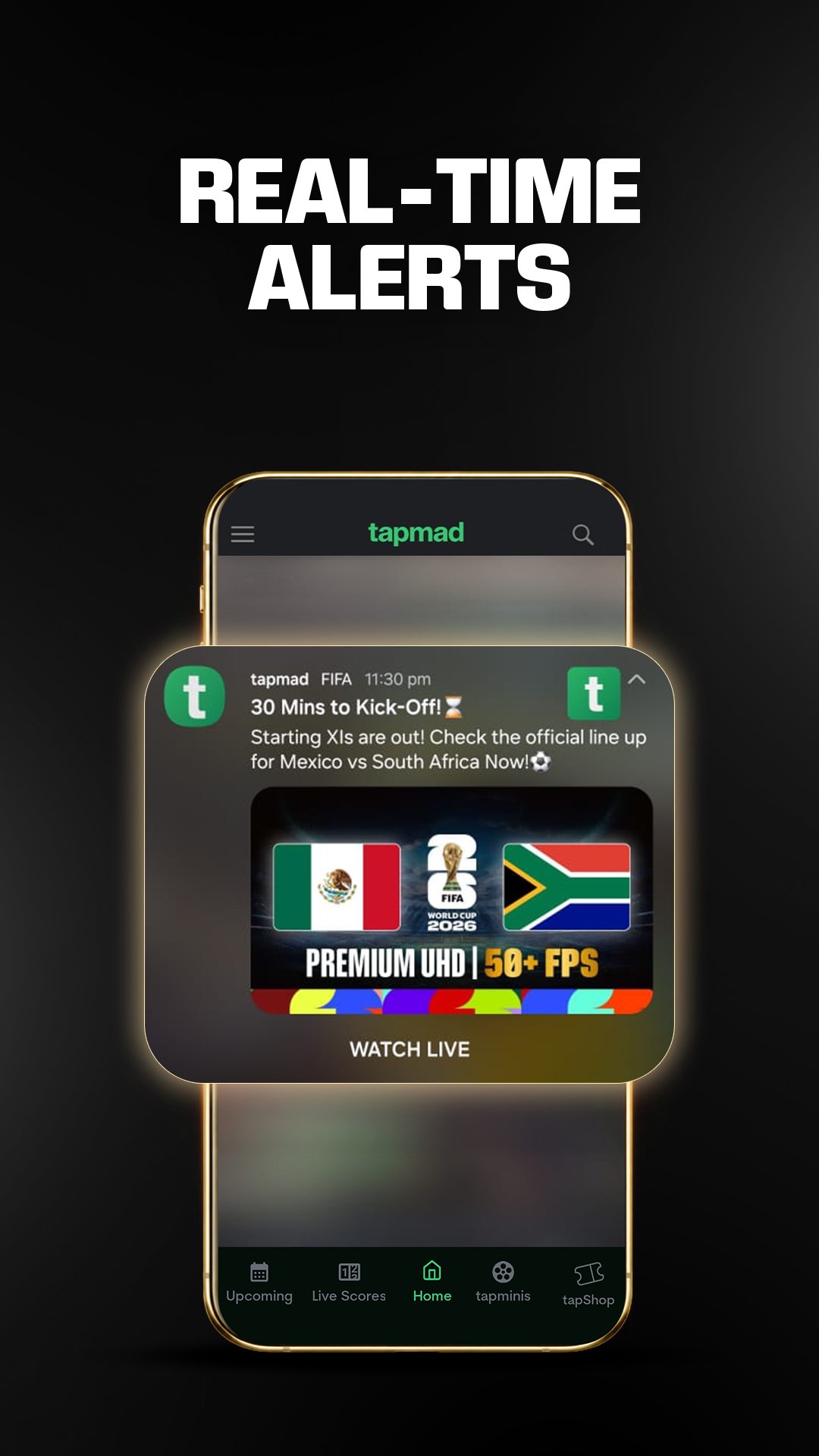 tapmadTV: Live Sports 2.0.96 Screenshot 6