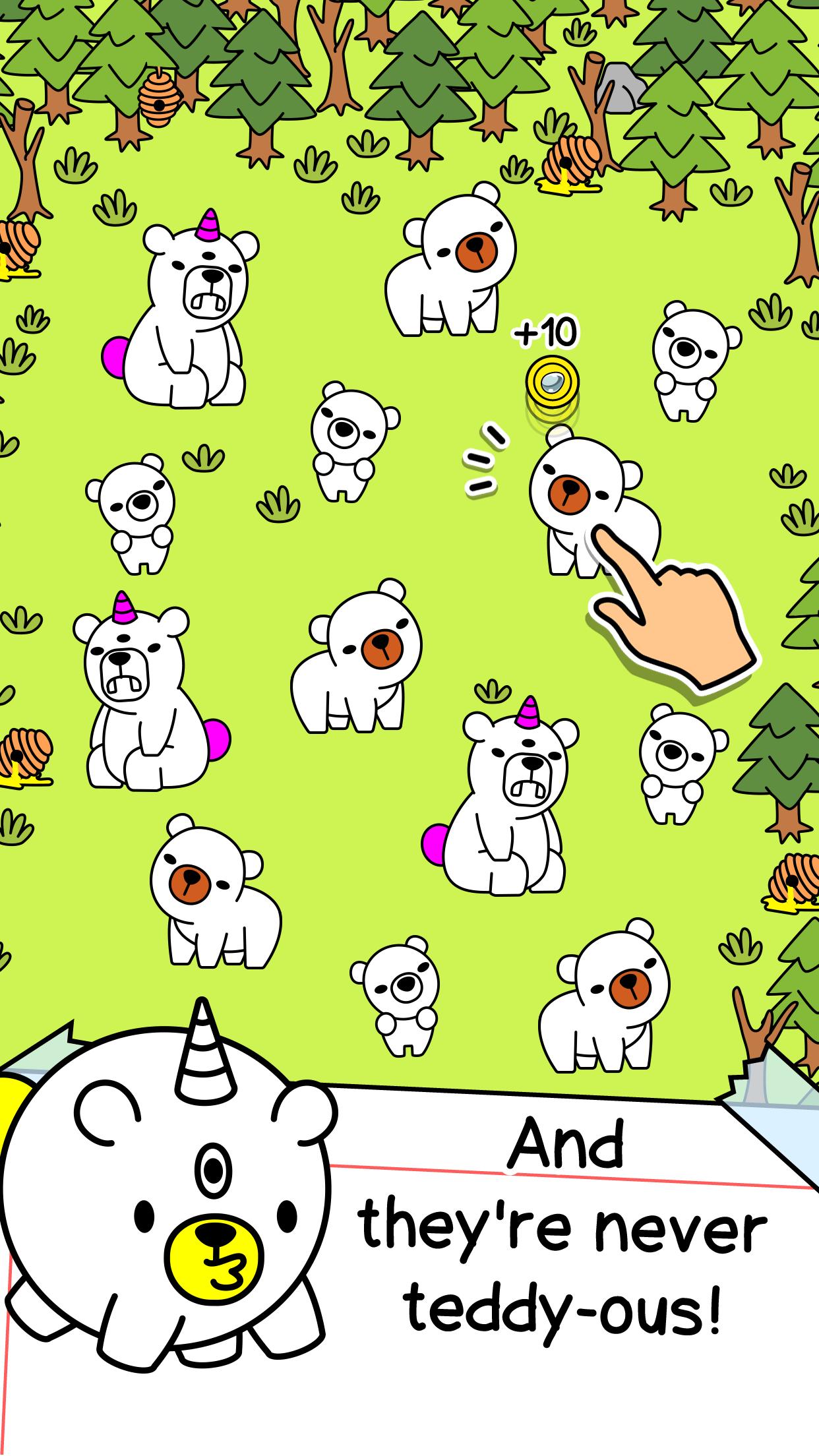 Bear Evolution UnBEARably Fun Clicker Game 1.0 Screenshot 2