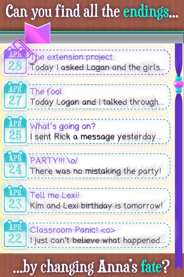 Dear Diary Teen Interactive Story Game 1.4.8 Screenshot 4